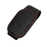 Leather Car Sunglasses & Card Holder Clip