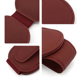 Leather Car Sunglasses & Card Holder Clip