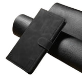 Leather Wallet Flip Case for Samsung Note & S Series (Black)