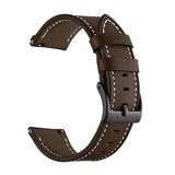 Leather Watch Strap for the Garmin Forerunner 55 (available in 12 colours)