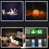 Portable Rechargeable LED Emergency Light for Home, Camping & Outdoor Work Use