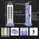 Portable Rechargeable LED Emergency Light for Home, Camping & Outdoor Work Use
