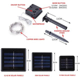 LED Solar Fairy String Lights (7m/12m/22m/32m)