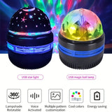 Rotating LED Starry Sky Projector Night Light