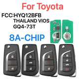 8A Chip Remote Car Key for Toyota Corolla iM, RAV4 & Camry (2017–2021)