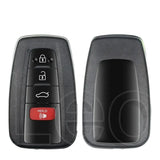 4-Button Smart Remote Key 312–314MHz 8A Chip for Toyota Avalon