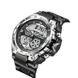 LIGE Men's Digital Sports Watch – LED Display, Quartz Movement, Stopwatch (4 designs available)