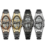 LIGE Men's Digital Sports Watch – LED Display, Quartz Movement, Stopwatch (4 designs available)