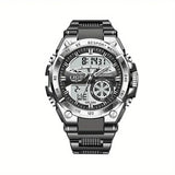 LIGE Men's Digital Sports Watch – LED Display, Quartz Movement, Stopwatch (4 designs available)
