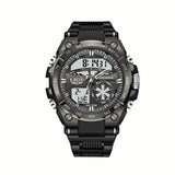 LIGE Men's Digital Sports Watch – LED Display, Quartz Movement, Stopwatch (4 designs available)