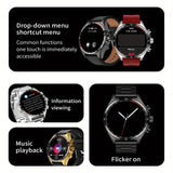 LIGE Men's Smart Watch – Touch Screen with Wireless Calls & Fitness Tracking (6 designs available)
