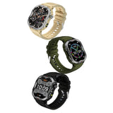 LIGE Men's Smartwatch – 2.01" Large Screen with Flashlight, Weather Alerts