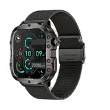 LIGE Men's Smartwatch – Voice Assistant, Breathing Exercises, Raise-to-Wake Screen (4 colours available)