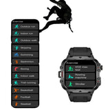 LIGE Men's Smartwatch – Voice Assistant, Breathing Exercises, Raise-to-Wake Screen (4 colours available)