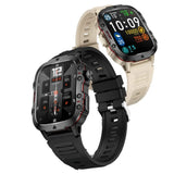 LIGE Men's Smartwatch – Voice Assistant, Breathing Exercises, Raise-to-Wake Screen (4 colours available)