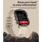 LIGE Men's Smartwatch – Voice Assistant, Breathing Exercises, Raise-to-Wake Screen (4 colours available)