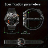 LIGE Smart Sports Watch – 1.7" HD Screen, 15-Day Battery, Wireless Calls (6 designs available)