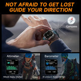 LIGE Smartwatch – HD Touch Display, Wireless Calls, Notifications, Pedometer & Long Battery Life