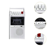 Lightweight Cassette Player with Stereo Speakers (available in Black & White)