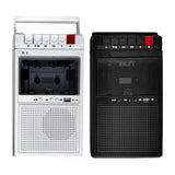 Lightweight Cassette Player with Stereo Speakers (available in Black & White)