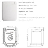 Lockable RV / Caravan Gravity Water Inlet