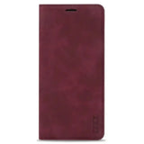 Wallet Case for Samsung Galaxy S & A Series (Wine Red)