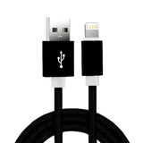 Metal Braided USB Cable for iPhone & iPad – 1m/2m/3m