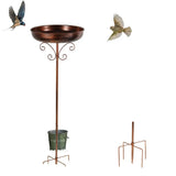 Metal Garden Bird Bath (3 designs available)