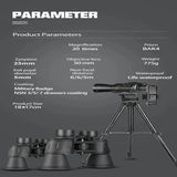Military HD Binoculars – Long Range BAK4 Prism (20x50)
