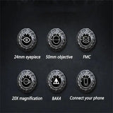 Military HD Binoculars – Long Range BAK4 Prism (20x50)