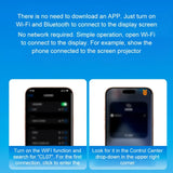 Mini Portable Wireless Selfie Screen Display for iPhone & Android Rear Camera