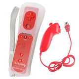 Motion Plus Remote & Nunchuk – Replacement with Silicone Case for Wii/Wii U