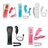 Motion Plus Remote & Nunchuk – Replacement with Silicone Case for Wii/Wii U