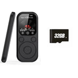MP3 Bluetooth Player with Type-C, FM & Memory Card