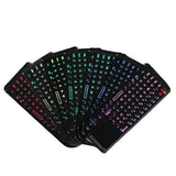 Mini Wireless Keyboard with Backlit Touchpad & Air Mouse