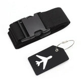 Multi-Colour Luggage Strap Set with Tag (8 colours available)