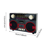 Portable AM/FM Radio Cassette Player