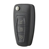 3-Button Flip Remote Car Key 434MHz 4D63 Chip HU101 for Ford Mondeo, Focus, C-Max & S-Max (2011–2015)