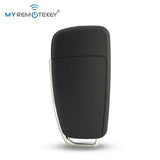 3-Button Flip Remote Key 434MHz ID48 HU66 for Audi A3 & TT (2006–2013)