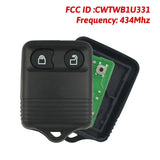 2-Button Smart Remote Car Key 434MHz CWTWB1U331 for Ford MYREMOTEKEY Models