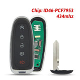 Smart Remote Key 315/434MHz ID46 PCF7953 4D63/4D83 Chip for Ford Edge, Explorer, Escape & Focus