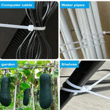 Nylon Cable Ties 3x100, 3x150, 4x200 & 5x250mm Self-Locking