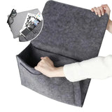 Felt Bedside Storage Bag with Hanging Pockets