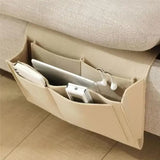 Felt Bedside Storage Bag with Hanging Pockets