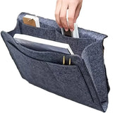 Felt Bedside Storage Bag with Hanging Pockets