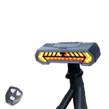 USB Rechargeable 40-LED Bicycle Tail Light with Remote Turn Signals