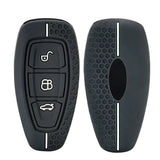 Silicone Remote Key Case for Ford Focus, Mondeo, Fiesta, Kuga, EcoSport, Transit & Grand C-Max