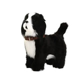 Simulation Electric Plush Dog Toy with Voice Control, Music & Walking Features