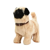 Simulation Electric Plush Dog Toy with Voice Control, Music & Walking Features