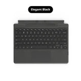 Upgraded Bluetooth Magnetic Keyboard with Touchpad & Pen Slot for Surface Pro 8, 9, 10, 11 & X – 7-Color Backlit